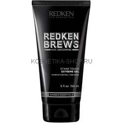 Гель для укладки мужских волос с сильной фиксацией Redken Brews Stand Tough Extreme Gel 150 мл