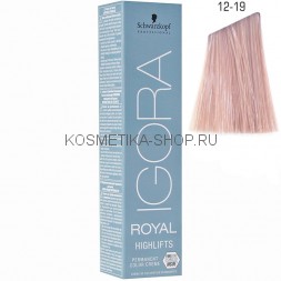 Краситель Igora Royal Highlifts 12-19 специальный блондин сандрэ фиолетовый 60 мл