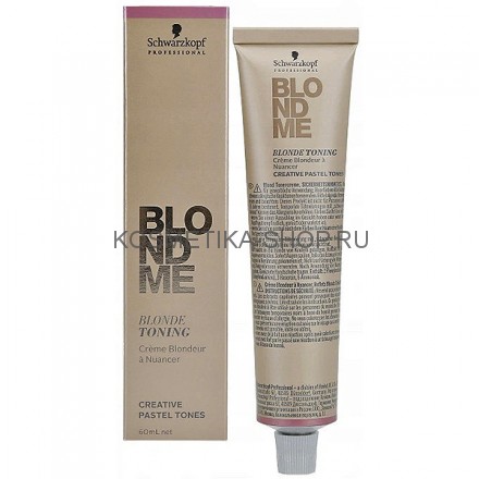 Тонирующий бондинг-крем для волос Schwarzkopf Blondme Blonde Toning Cream 60 мл