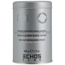 Осветляющий порошок, белый Echosline Bleaching Powder White Dust-Free 500 грамм