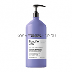 Шампунь для придания холодного оттенка блонд Loreal Serie Expert Blondifier Cool Shampoo 1500 мл