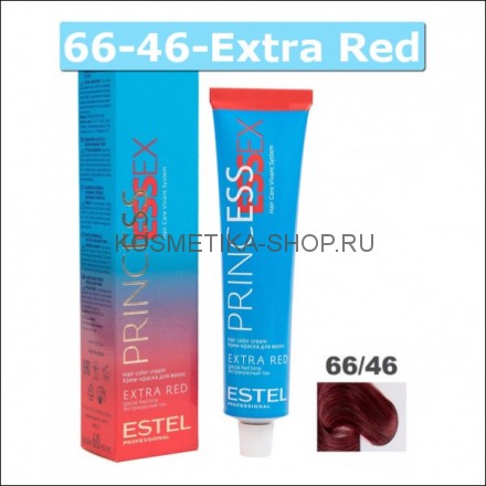 Крем-краска Estel Princess Essex Extra red 66/46 Зажигательная латина 60 мл