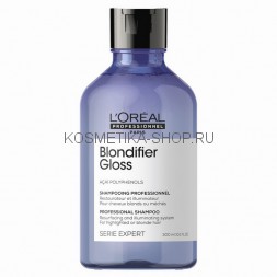 Шампунь-сияние для мелированных и осветленных волос Loreal Serie Expert Blondifier Gloss Shampoo 300 мл