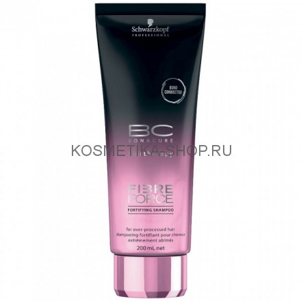 Укрепляющий шампунь Schwarzkopf Bonacure Fibre Force Fortifying Shampoo 200 мл