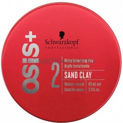 Текстурирующая глина для волос Schwarzkopf OSiS+ Sand Clay 85 мл