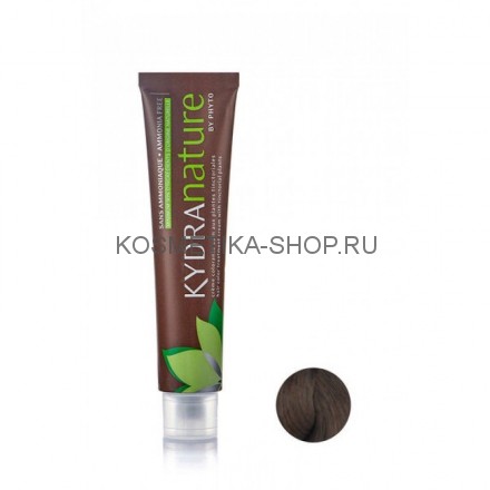 Kydra Nature Крем-краска для волос 4/77 INTENSE CHESTNUT BROWN Интенсивный каштановый шатен 60 мл