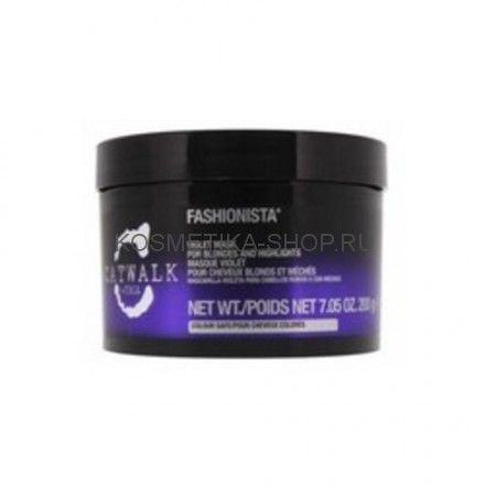 Маска для коррекции цвета осветленных волос Tigi Catwalk Fashionista Violet Mask 200 мл