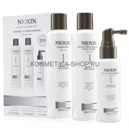 Nioxin System 1 Kit - Набор (Система 1) 150 мл+150 мл+50 мл