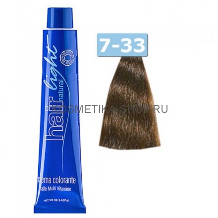 Краска Hair Company Natural Light 7.33 русый золотистый интенсивный 100 мл