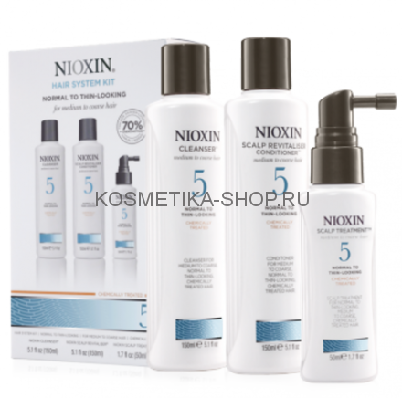 Nioxin System 5 Kit - Набор (Система 5) 150 мл+150 мл+50 мл