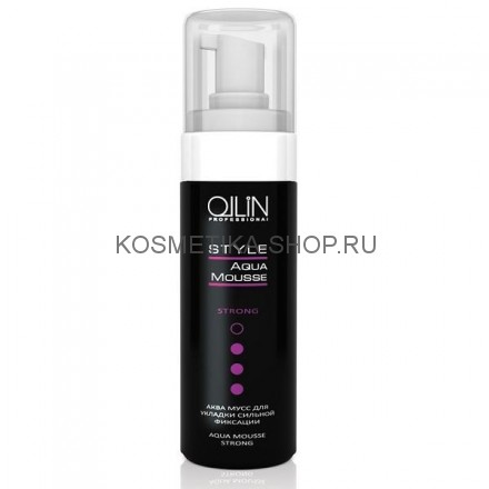 Аква мусс для укладки сильной фиксации Ollin aqua mousse strong 150 мл