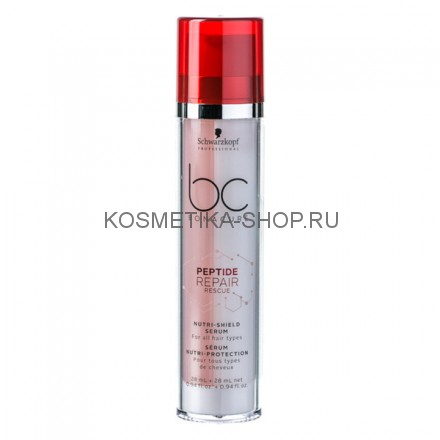 Двухфазная сыворотка для восстановления волос Schwarzkopf Bonacure Peptide Repair Rescue Nutri-Shield Serum 56 мл