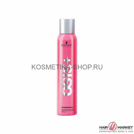 Уплотняющий мусс для тонких волос с эффектом блеска Schwarzkopf OSiS+ Glamination Plumping Shine Mousse 200 мл