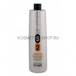 Увлажняющий шампунь для сухих и непослушных волос Echosline S2 Dry &amp; Frizzy Hair Shampoo 1000 мл
