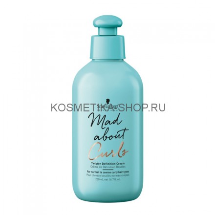 Текстурирующий крем для создания локонов Schwarzkopf Mad About Curl Twister Definition Cream 200 мл