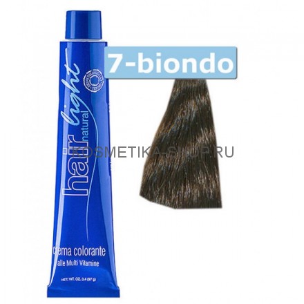 Краска Hair Company Natural Light 7 biondo русый 100 мл