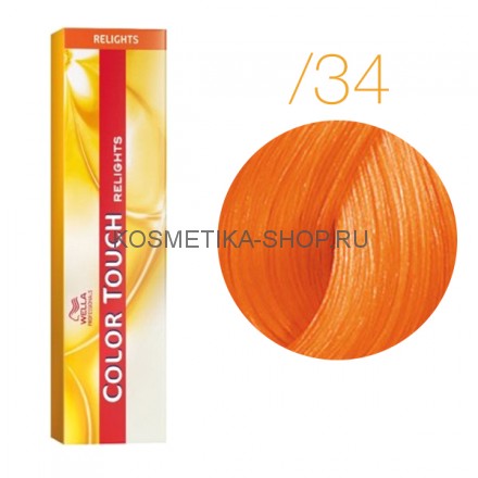 Краска Wella Color Touch Relights 34 полированная медь 60 мл