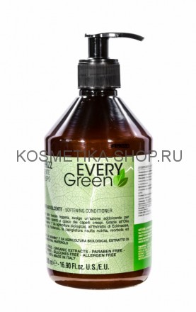 Dikson EVERYGREEN ANTI-FRIZZ SHAMPOO IDRATANTE Шампунь увлажняющий для вьющихся волос 500 мл