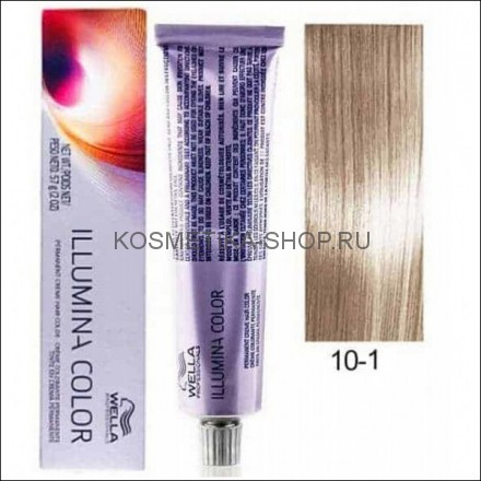 Краска Wella Illumina Color 10/1 яркий блонд пепельный 60 мл