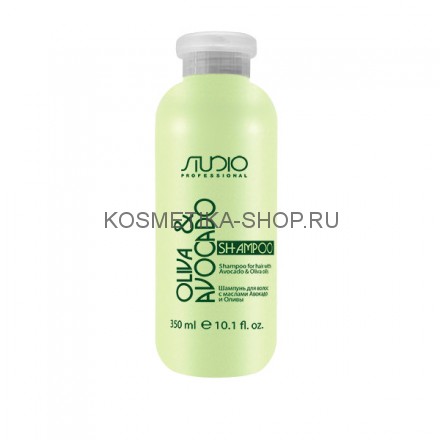 Шампунь увлажняющий с маслами авокадо и оливы Kapous Studio Oliva &amp; Avocado Shampoo 350 мл