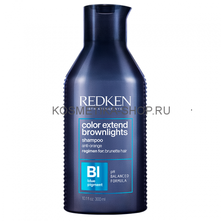 Redken Color Extend Brownlights Shampoo - Нейтрализующий шампунь для тёмных волос 300 мл