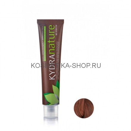 Kydra Nature Крем-краска для волос 6/47 DARK CHESTNUT COPPER BLONDE Темный каштановый медный блондин 60 мл