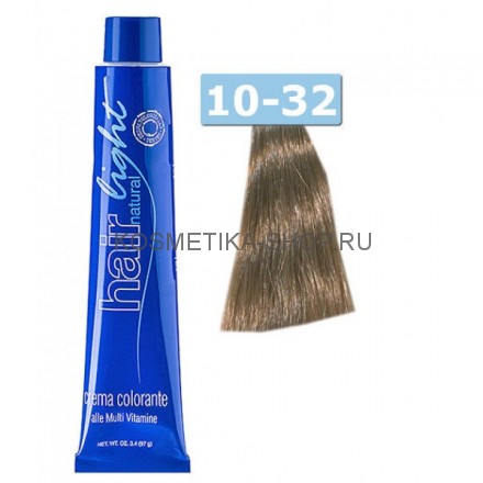 Краска Hair Company Natural Light 10.32 платиновый блондин бежевый 100 мл