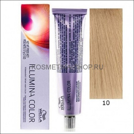 Краска Wella Illumina Color 10 яркий блонд 60 мл