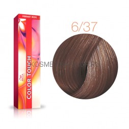 Краска Wella Color Touch 6/37 темный блонд золотисто-коричневый 60 мл