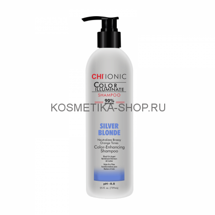 CHI Color Illuminate Оттеночный шампунь серебряный блонд / Silver Blonde 739 мл