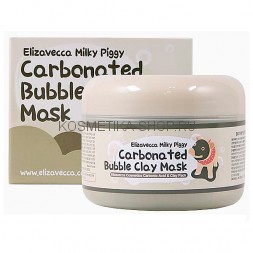 Глиняно-пузырьковая маска Elizavecca Milky Piggy Carbonated Bubble Clay Mask 100 грамм