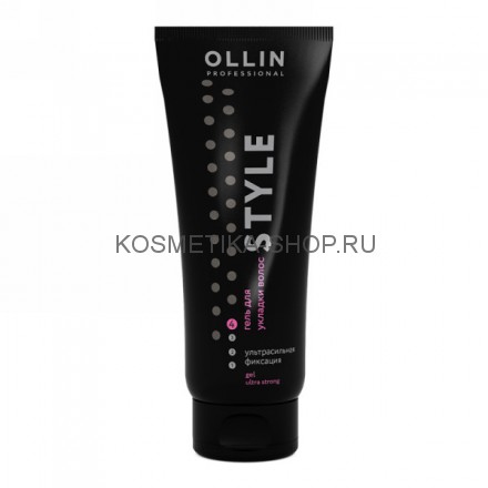 Гель для укладки волос ультрасильной фиксации Ollin Style Ultra Strong Gel 200 мл