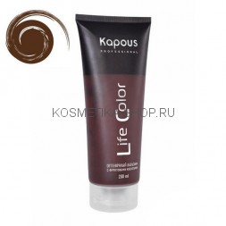 Оттеночный бальзам для волос Kapous Life Color Balm Brown коричневый 200 мл