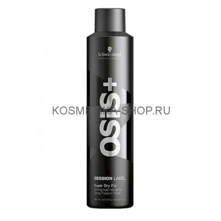 Супер сухой лак эластичной фиксации Schwarzkopf OSiS+ Session Label Elastic 300 мл