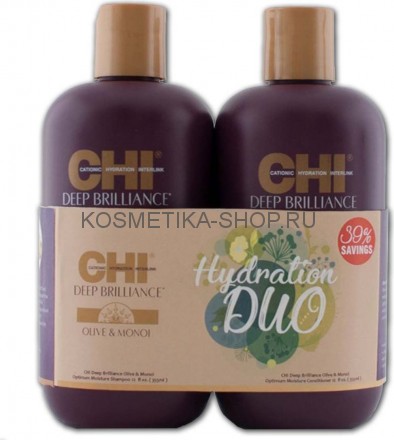 CHI Deep Brilliance Hydration Duo Набор Моментальное увлажнение