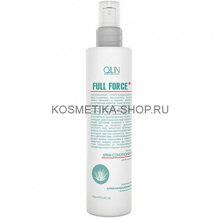 Спрей-кондиционер с экстрактом Алоэ Ollin Full Force Moisturizing Spray-Conditioner Aloe Extract 250 мл