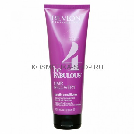 Кондиционер с кератином шаг 4 Revlon Be Fabulous Hair Recovery Keratin Conditioner 250 мл