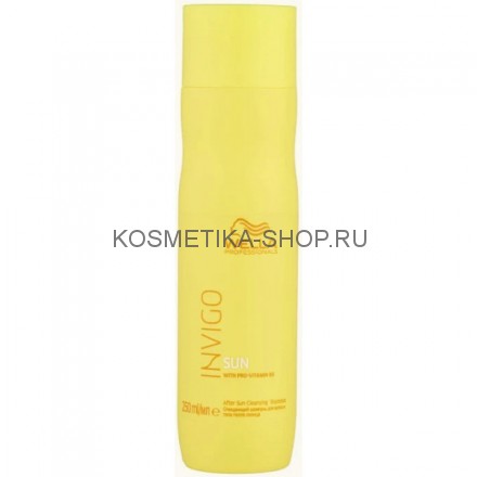 Очищающий шампунь для волос и тела после пребывания на солнце Wella Invigo After Sun Cleansing Shampoo - 250 мл