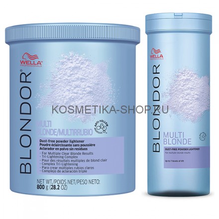 Порошок для блондирования Wella Blondor Multi Blonde Powder 400 грамм