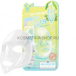 Маска для лица тканевая успокаивающая Elizavecca Tea Tree Deep Power Ringer Mask Pack 23 мл