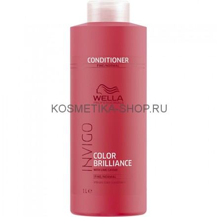 Бальзам для окрашенных тонких и нормальных волос Wella INVIGO Color Brilliance Fine Normal Conditioner 1000 мл