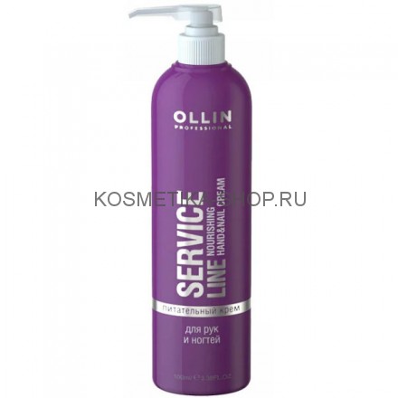 Питательный крем для рук и ногтей Ollin Nourishing Hand &amp; Nail Cream 300 мл