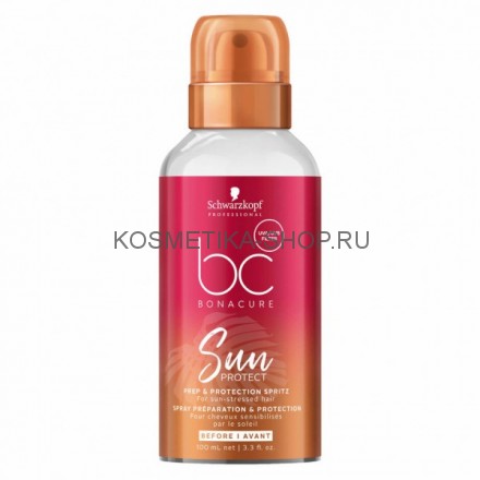 Солнцезащитный спрей для волос Schwarzkopf Bonacure Sun Protect Prep &amp; Protection Spritz 100 мл