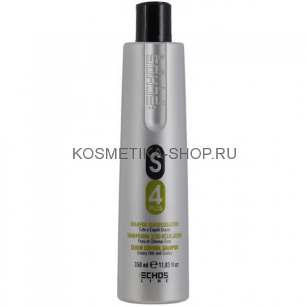 Шампунь для жирных волос и кожи головы Echosline S4 Plus Anti Sebum Shampoo 350 мл