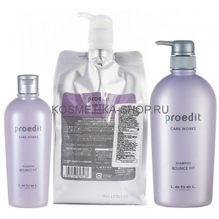 Шампунь восстанавливающий Lebel Proedit Care Works Bounce Fit Shampoo 300 мл