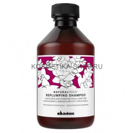 Davines Natural Tech Replumping Shampoo Уплотняющий шампунь 250 мл