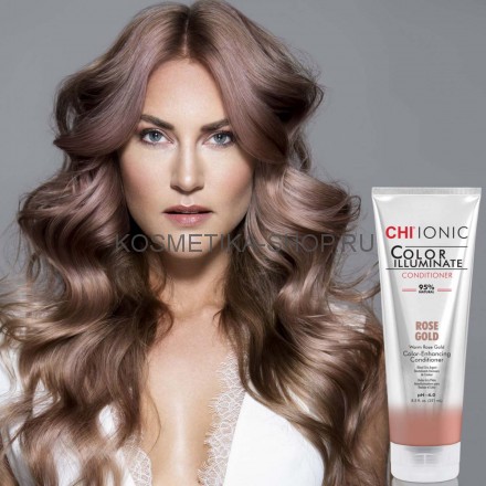 Сhi Ionic Color Illuminate Conditioner Rose Gold Оттеночный кондиционер Розовое золото 251мл