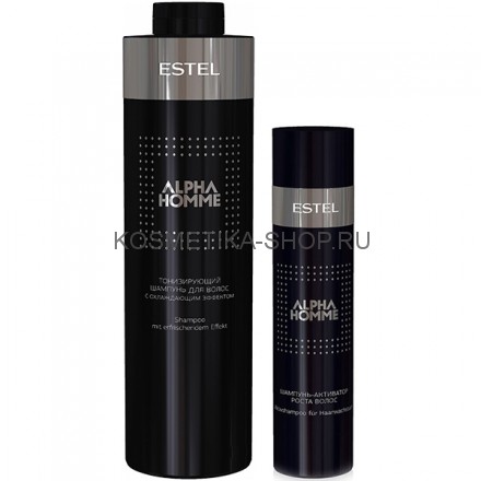 Тонизирующий шампунь с охлаждающим эффектом для волос и тела Estel Alpha Homme Tonic Shampoo 250 мл