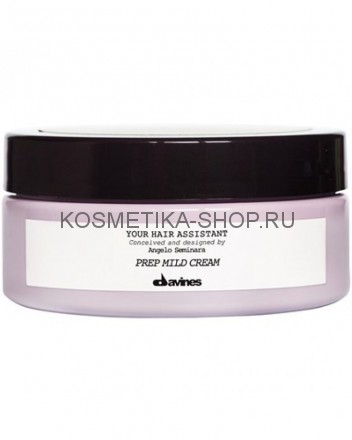 Davines Your Hair Assistant Prep Mild cream Мягкий кондиционер для подготовки волос к укладке 75 мл