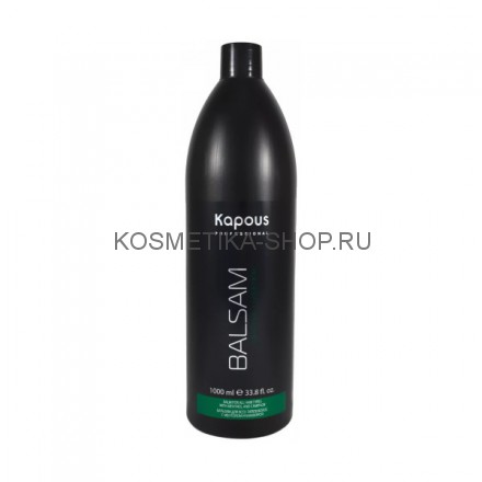 Тонизирующий бальзам-кондиционер с ментолом и маслом камфоры Kapous Professional Balsam Menthol+Camphor 1000 мл